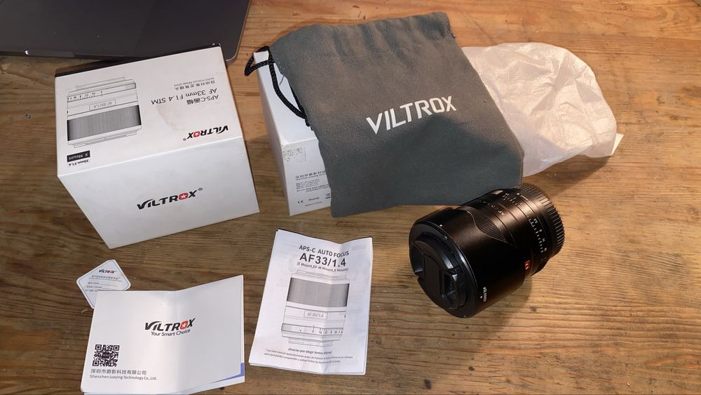 Вітаю! Продаю обʼєктив Viltrox AF 33mm f/1.4 XF для Fujifilm