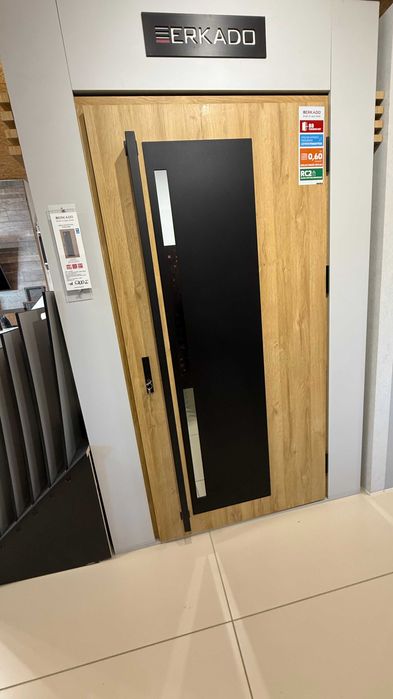 drzwi zewnętrzne ERKADO, 88mm, prawe, lustro weneckie, PROMOCA 50%