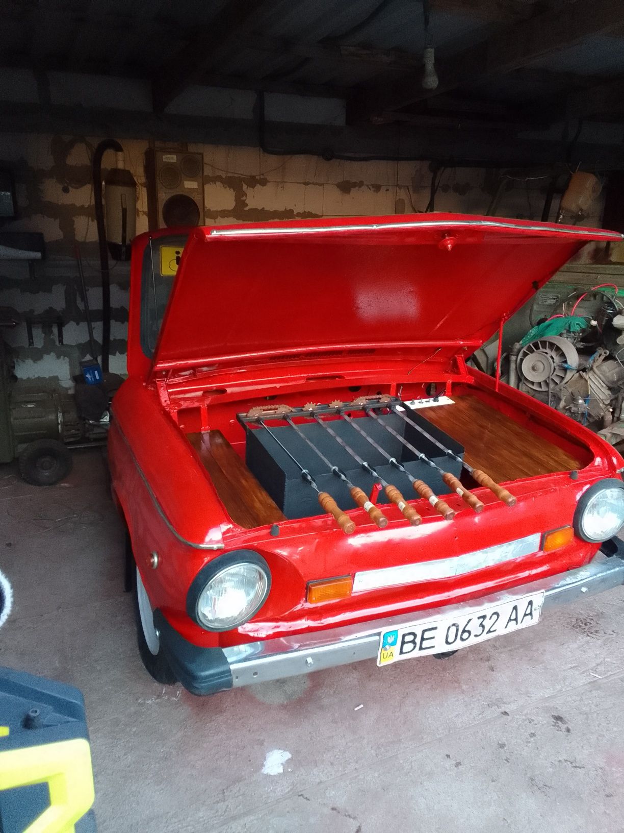 МАНГАЛ     Заз 968 авто мангал