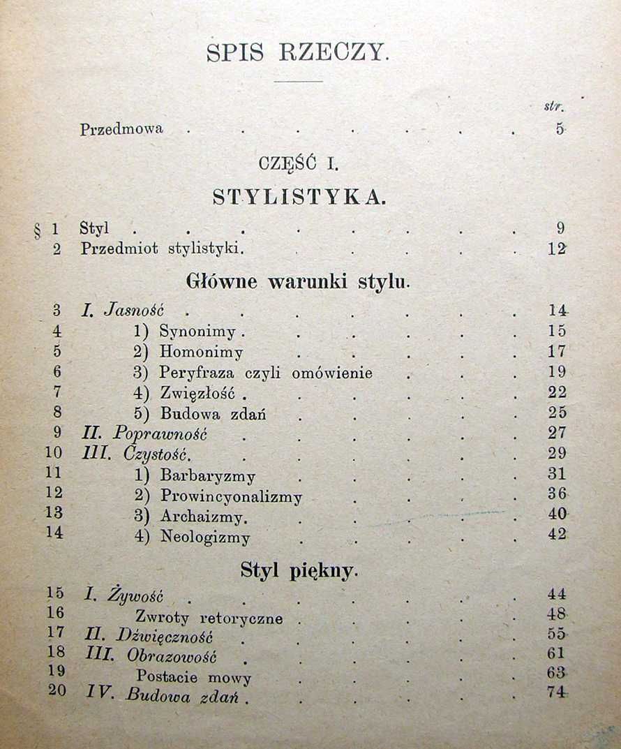 Stylistyka i teorya literatury. Wykład systematyczny. Wyd. IV. 1912.