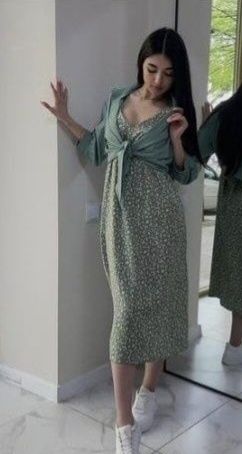 Рубашка и платье- женский костюм