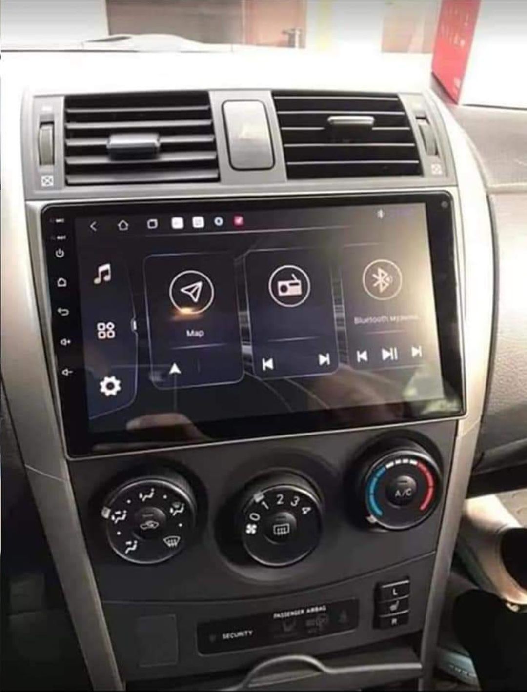 Rádio Android 13 com GPS Toyota Corolla E140 E150 (Artigo Novo) 2/32GB