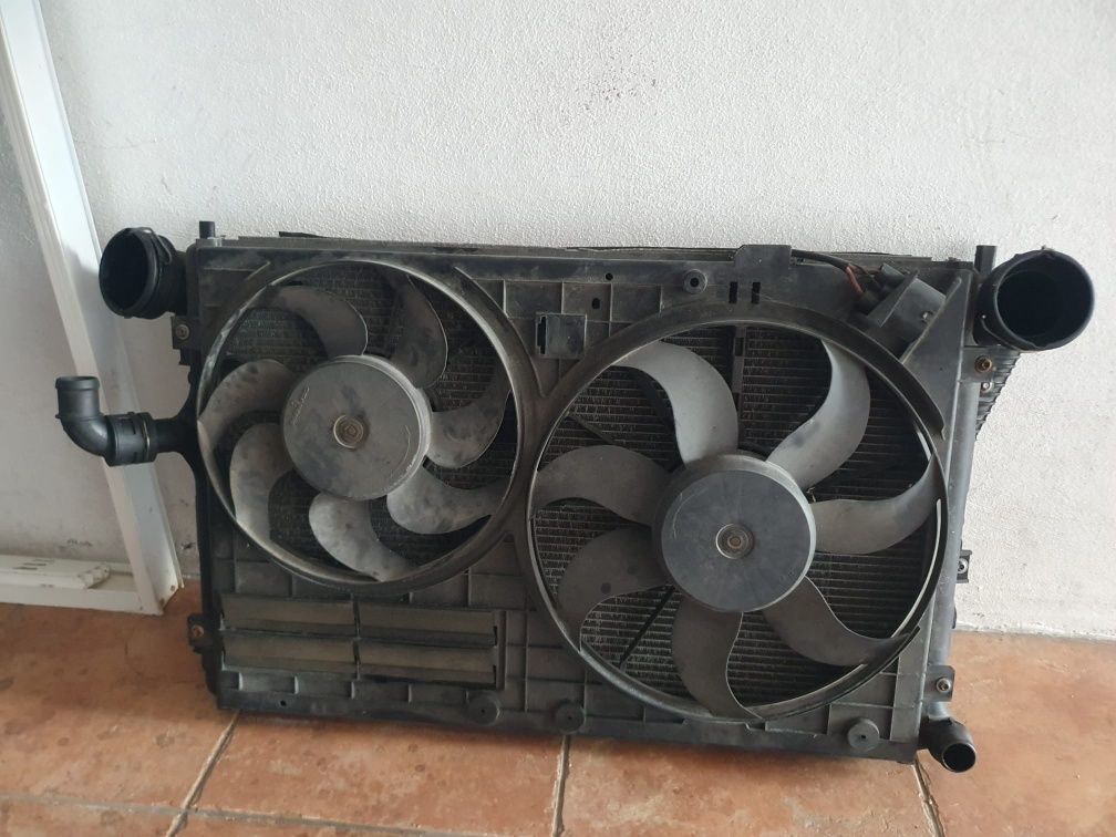 Radiador de água e radiador intercooler