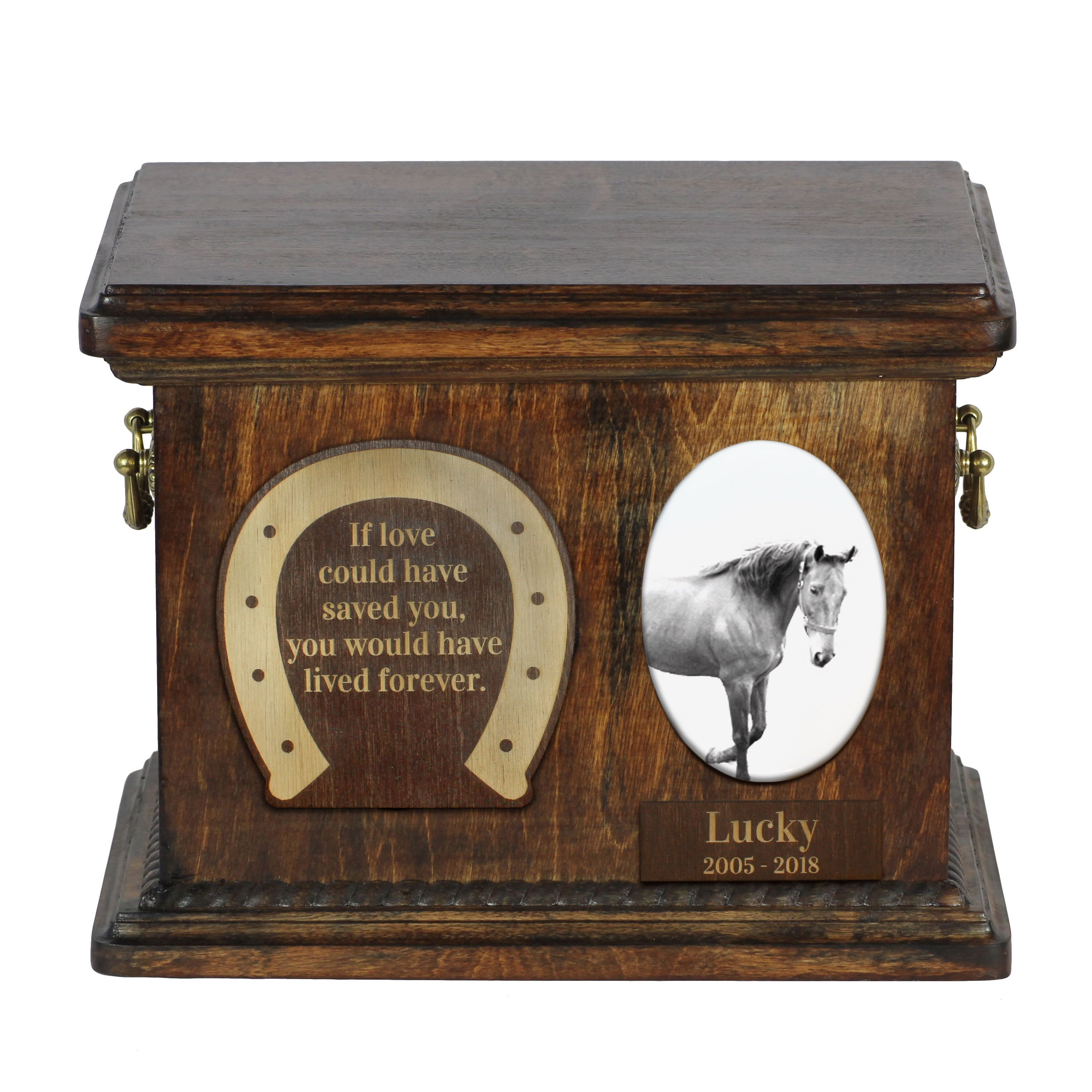 American Saddlebred drewniania urna dla konia Art-Dog