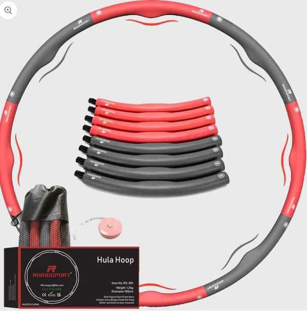 RHINOSPORT Hula Hoop 8 wymiennych elementów (1,2 kg)