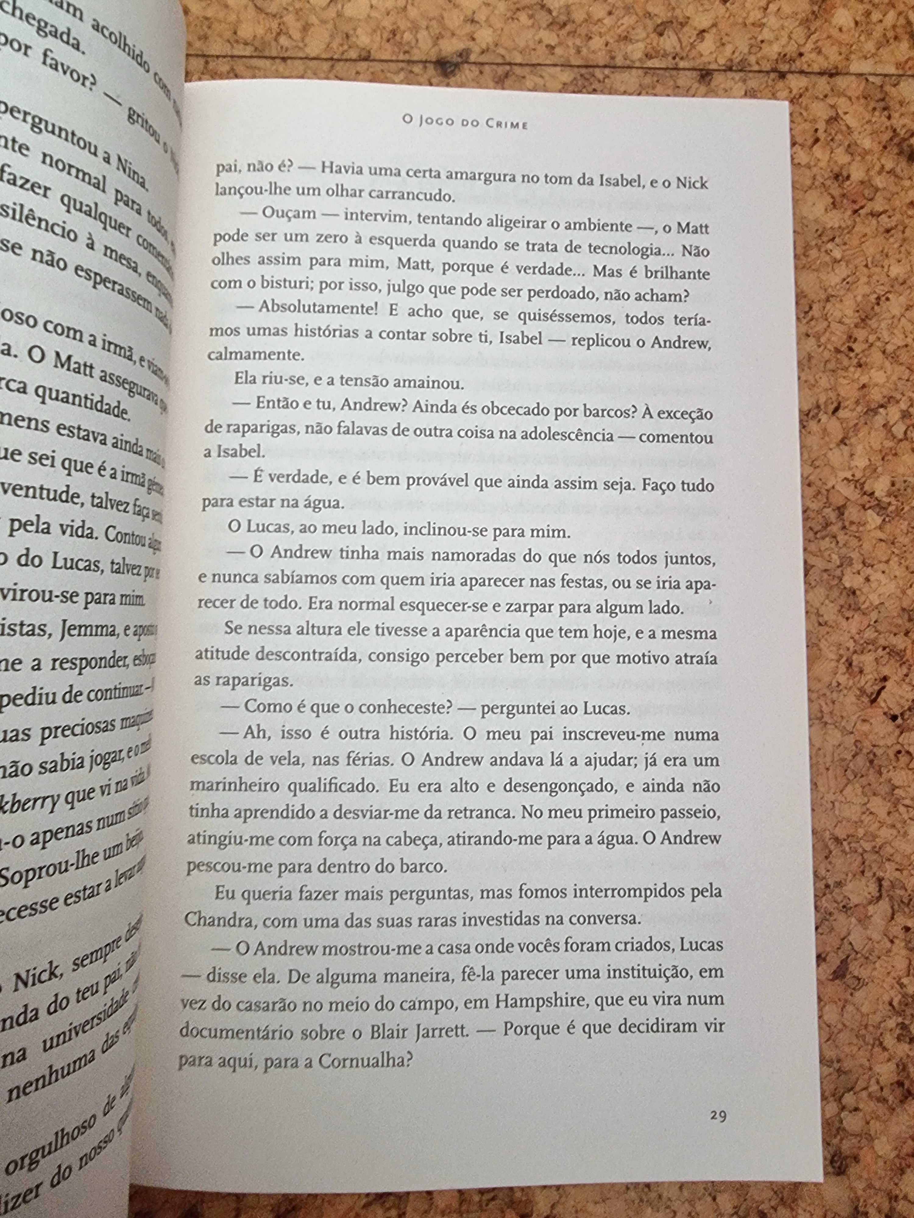 Livro "O Jogo do Crime" de Rachel Abbott