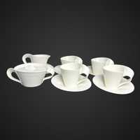 Villeroy&Boch New Wave zestaw cukiernica mlecznik filiżanki B41/4139