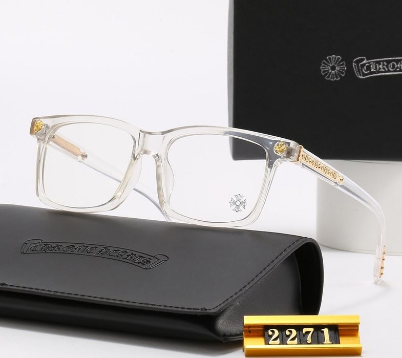 Przezroczyste okulary chrome