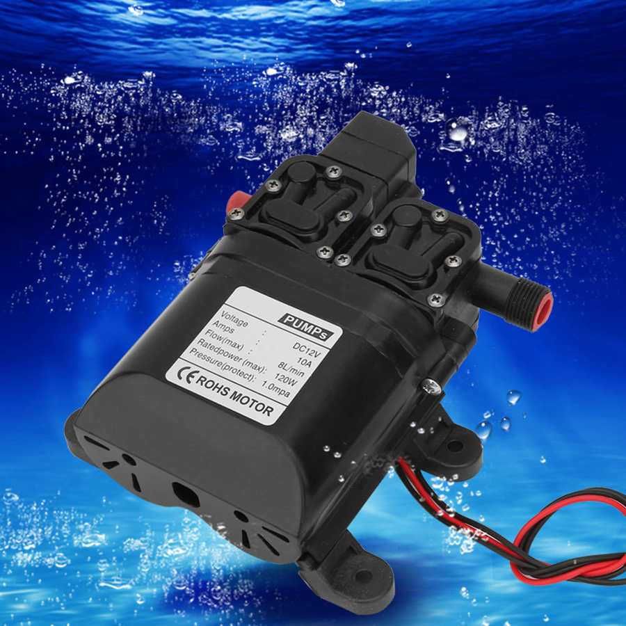Bomba De Agua De Diafragma De
Alta Pressão  DC 12V, 120W