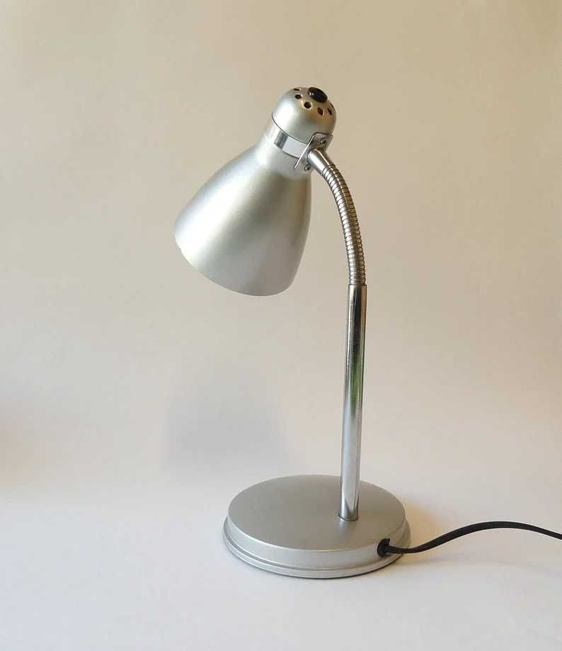 Lampka biurkowa metalowa regulowana XX wiek