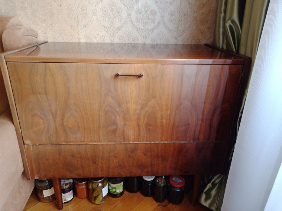 Тумба для белья, натуральное дерево