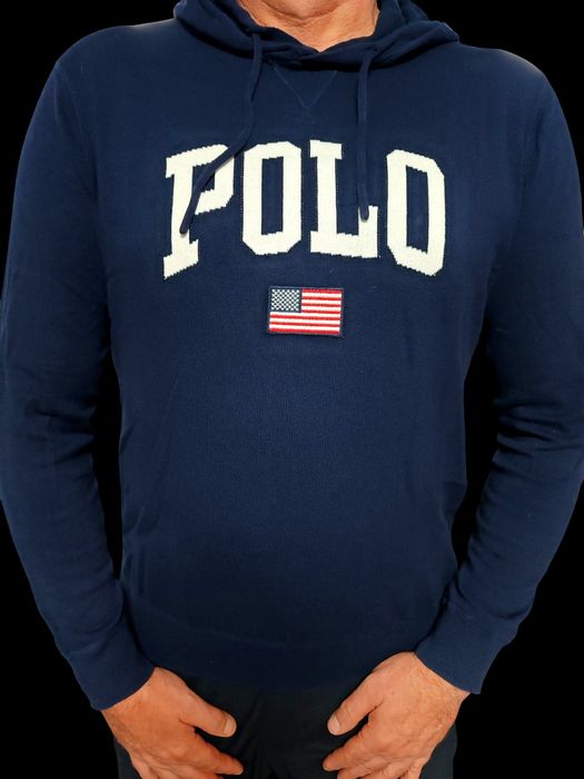 Super model bluzy z kapturem z haftowanym logiem Polo Ralph Lauren L/X