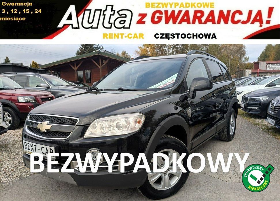 Chevrolet Captiva 2.0D*150PS*OPŁACONY*Bezwypadkowy Klima Navi*Serwis*VIP GWARANCJA24M