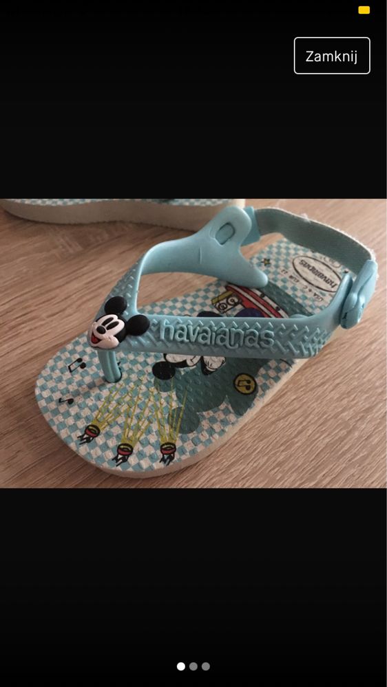 Sandały klapki japonki Havaianas 20