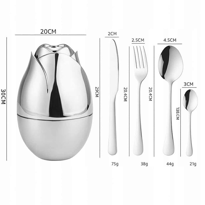 Sztućce 24 elementów