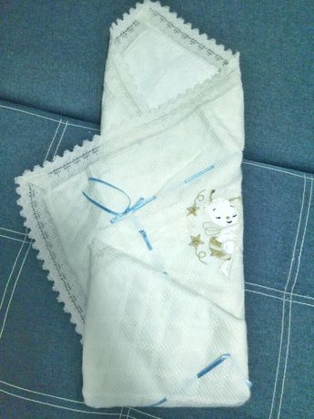 Одеяло для новорожденного, конверт на выписку, плед,