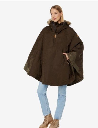 Пончо накидка бренда luhkka fjallraven