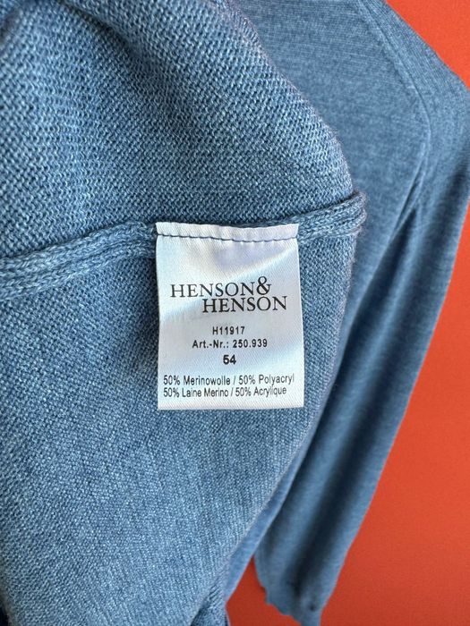 Henson & Henson Merino чоловічий світер светр джемпер кофта розмір XL