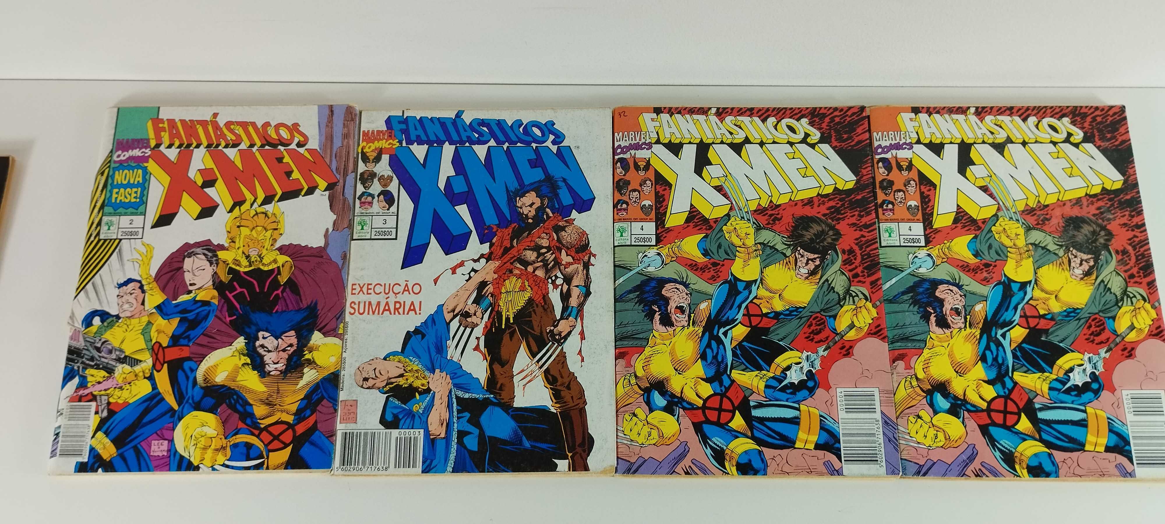 BD PT Lote Revistas Marvel Comics X-Men Wolverine