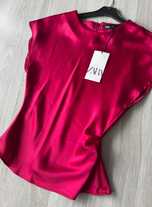 ZARA bluzka koszula 36 s satynowa