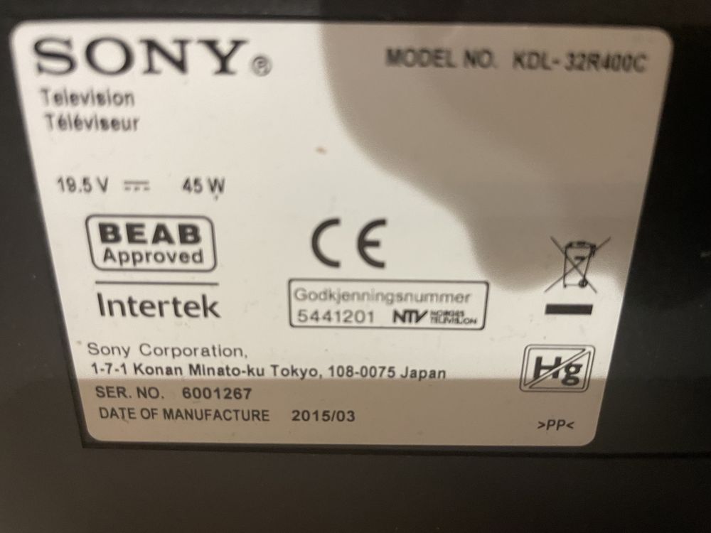 Telewizor SONY KDL-32R400C 32 cale