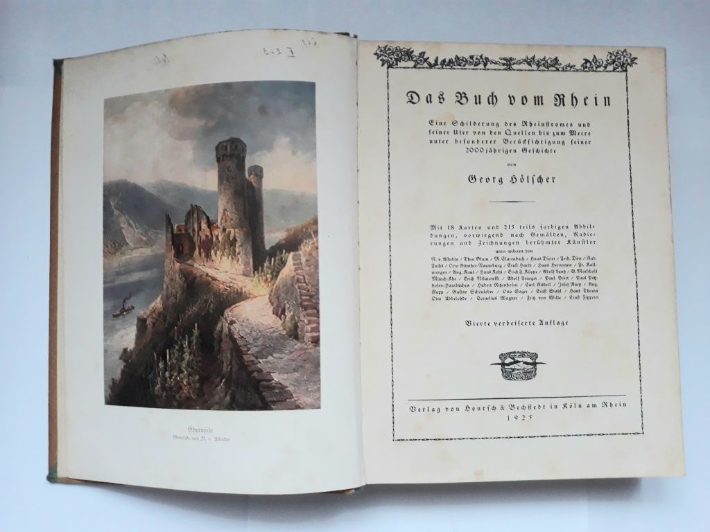 Das Buch von Rhein, książka niemiecka z 1925 roku, Georg Hölscher
