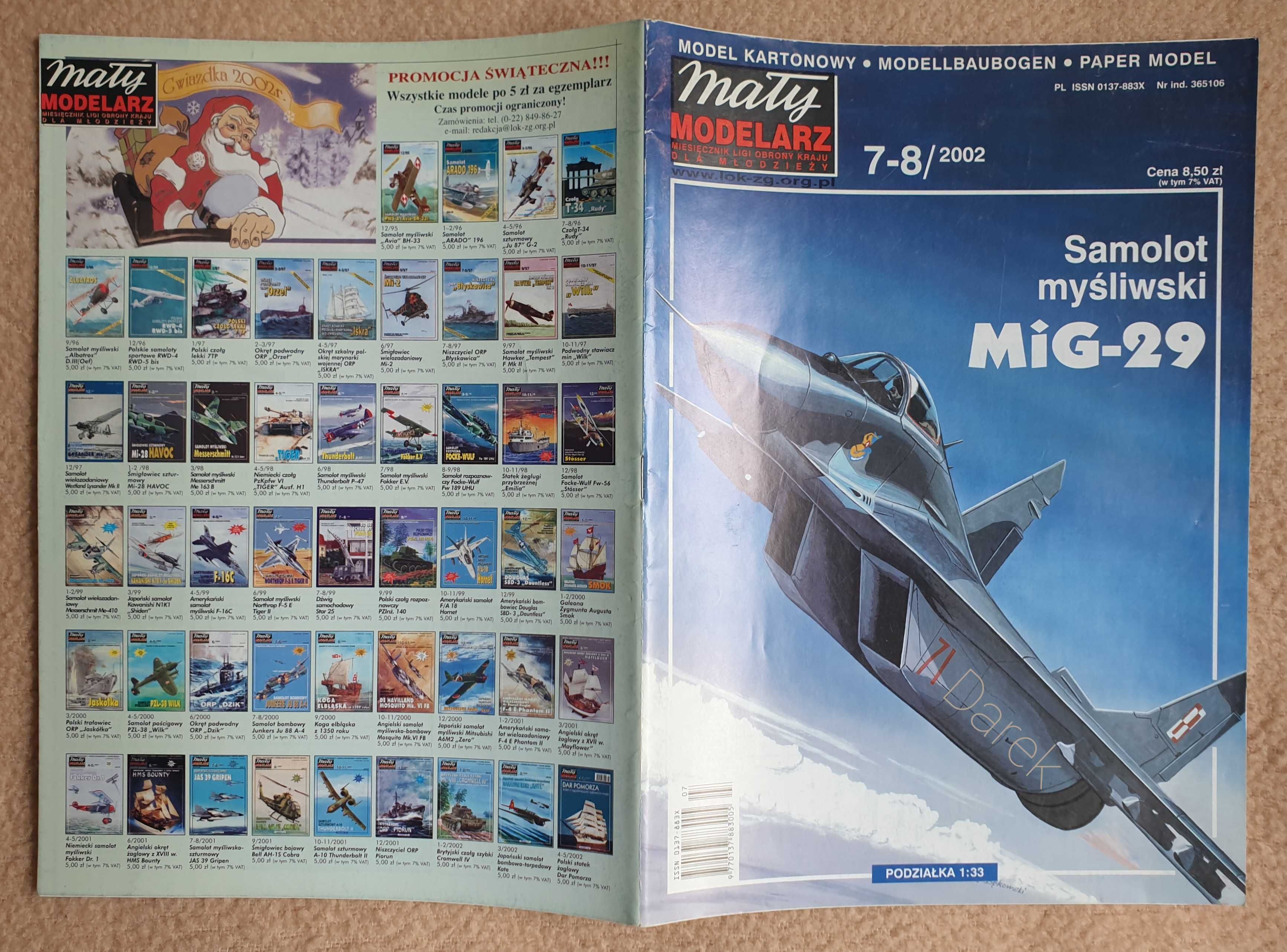 MiG-29 Mały Modelarz 7-8/2002
