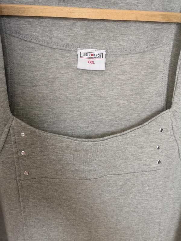 Just for you fashion XXXL szara tunika sukienka