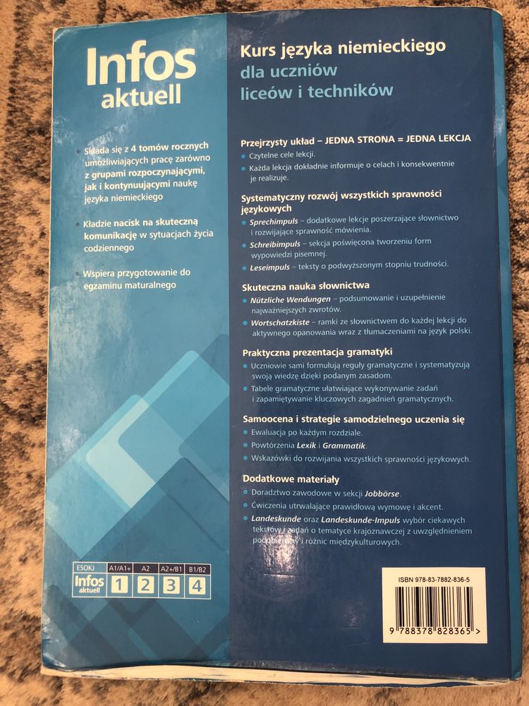 Infos aktuell j. niemiecki dla liceum i technikum 1 wyd. PEARSON