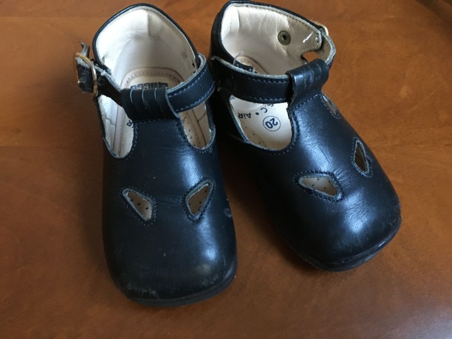 Chicco - Sapatos Pele Azul