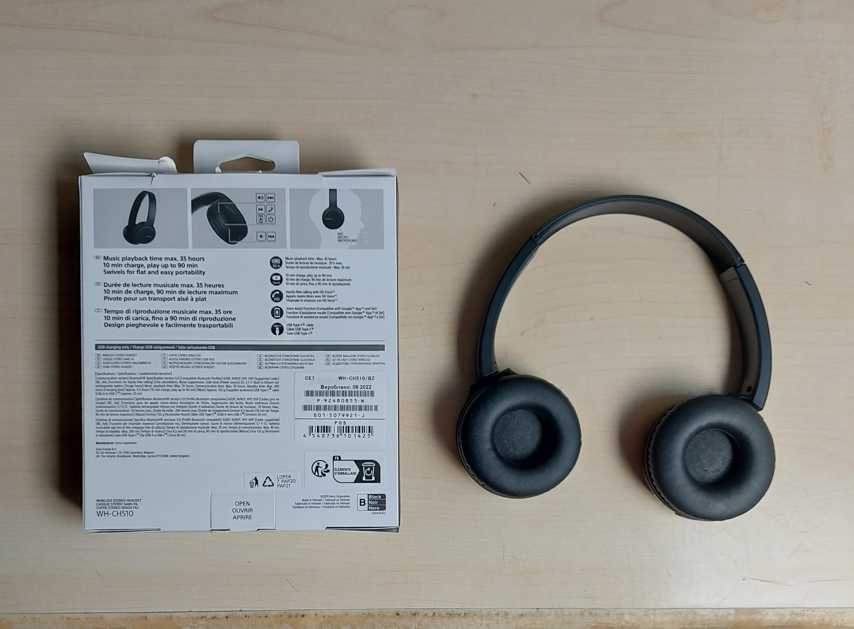 Sony Headset - Novo