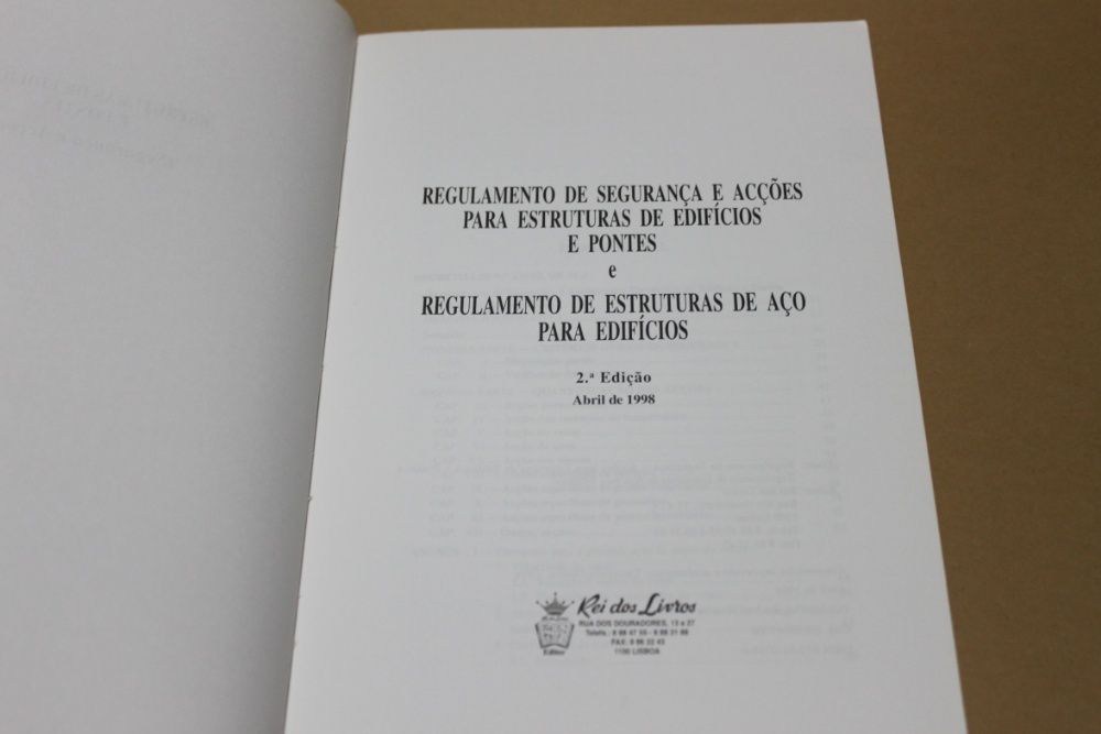 Regulamento de Segurança-Edifícios e Pontes