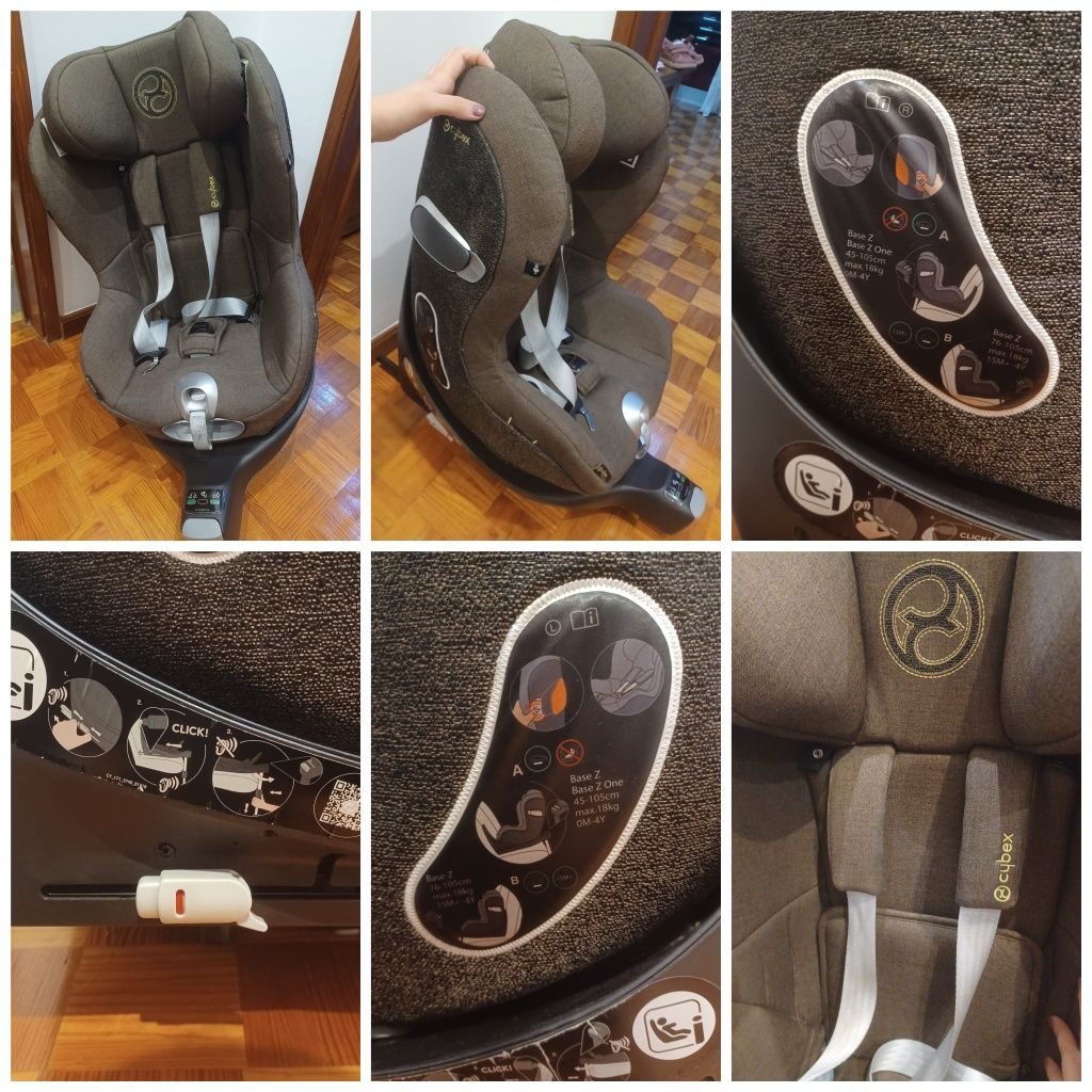 Cadeira auto cybex sirona