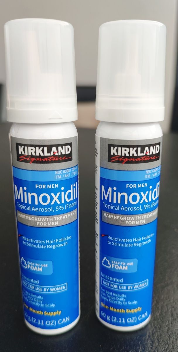 Minoxidil Kirkland aerosol espuma