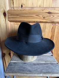 Sprzedam kapelusz firmy Wit Leather Skoczów rozmiar zmierzone 58-59 cm
