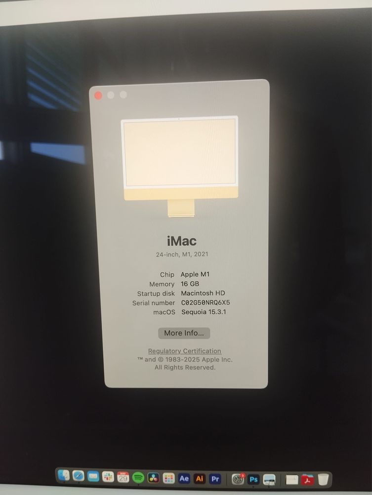 Imac M1 24” 16GB