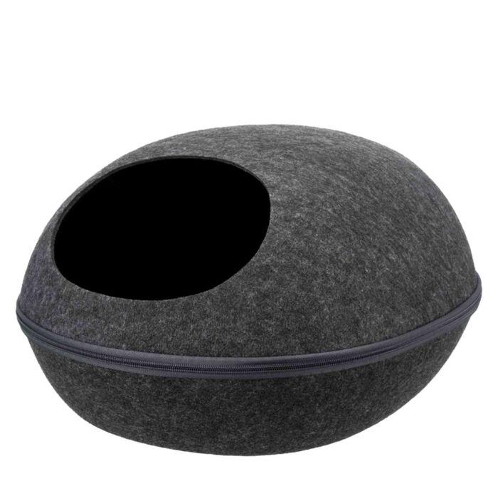 Новый Trixie Liva Домик-лежак для котов и собак 40х24х47 см - серый