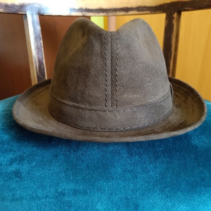Kapelusz Mayser Alcantara typu Bucket hat , rozmiar 58 .