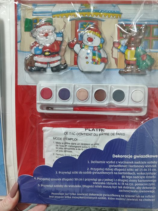 Ozdoby choinkowe modelowanie w gipsie