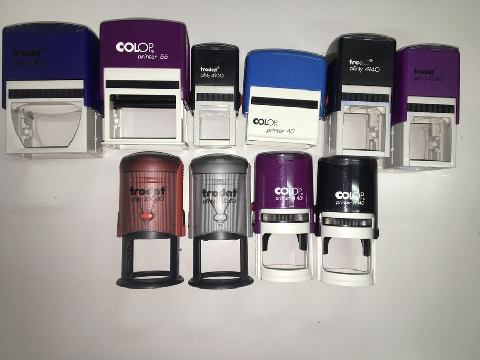 Самонабірний штамп Trodat imprint 11 typo, 3-х рядковий