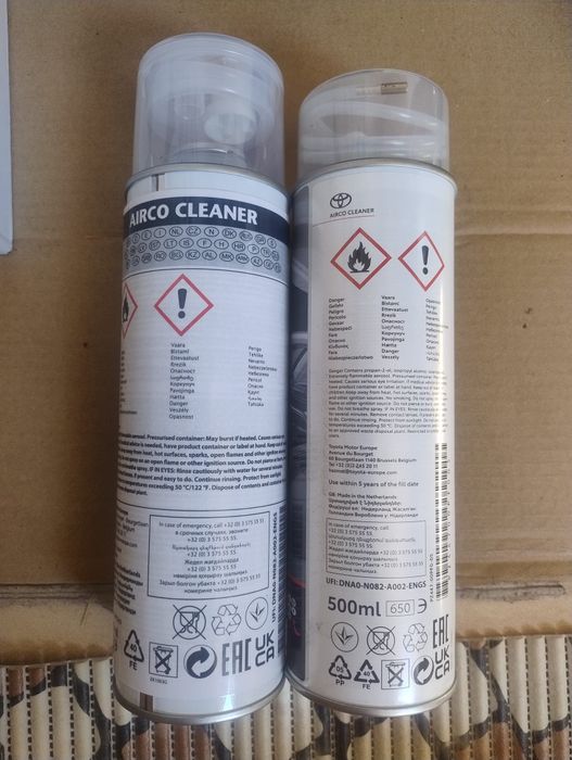 TOYOTA odgrzybiacz serwisowy klimatyzacji 500 ml spray Airco Cleaner