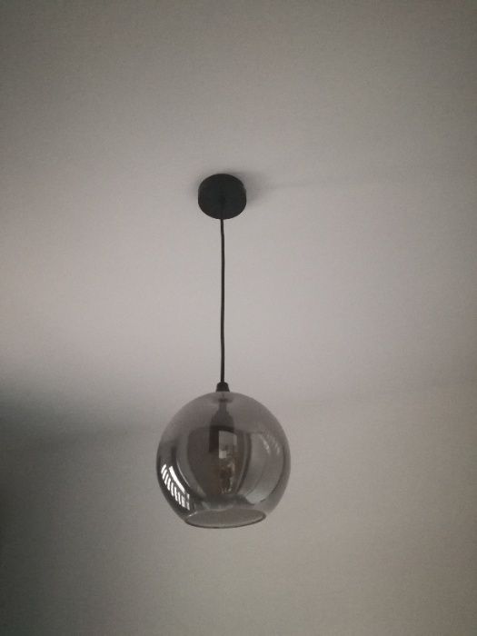 Lampa wisząca szklana kula