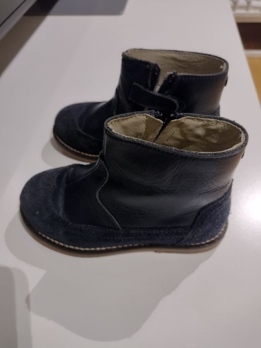 Buty kozaczki skorzane dla dziecka Jacadi rozmiar 23