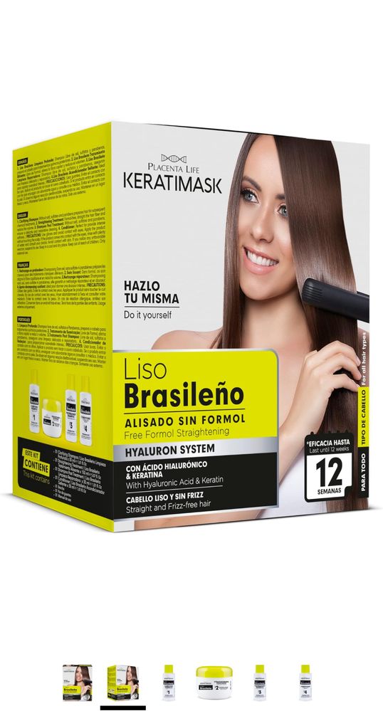 NOVIDADE: Kit de alisamento brasileiro sem formol (escova progressiva)