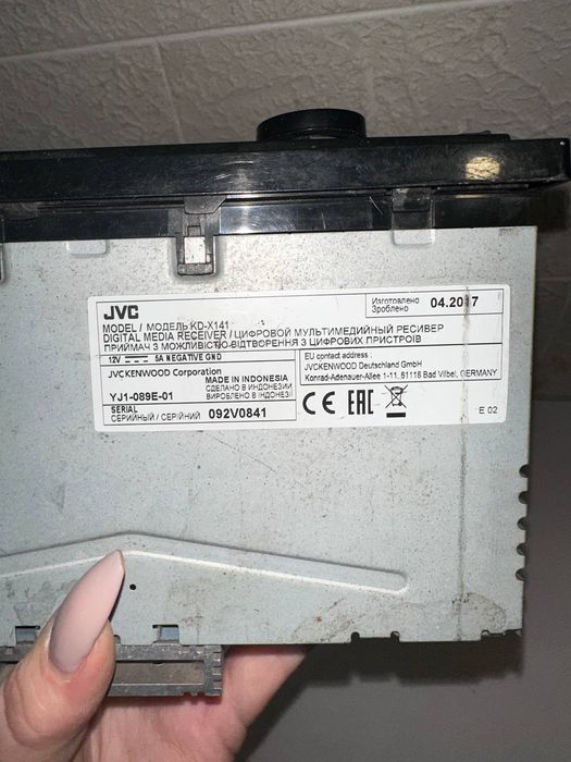 Магнітола JVC оригінал
