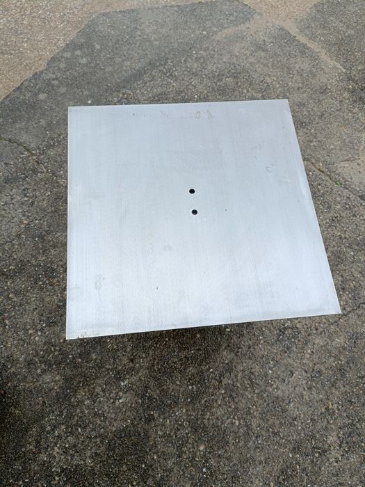 Peças em inox escovado de 6mm e 1mm