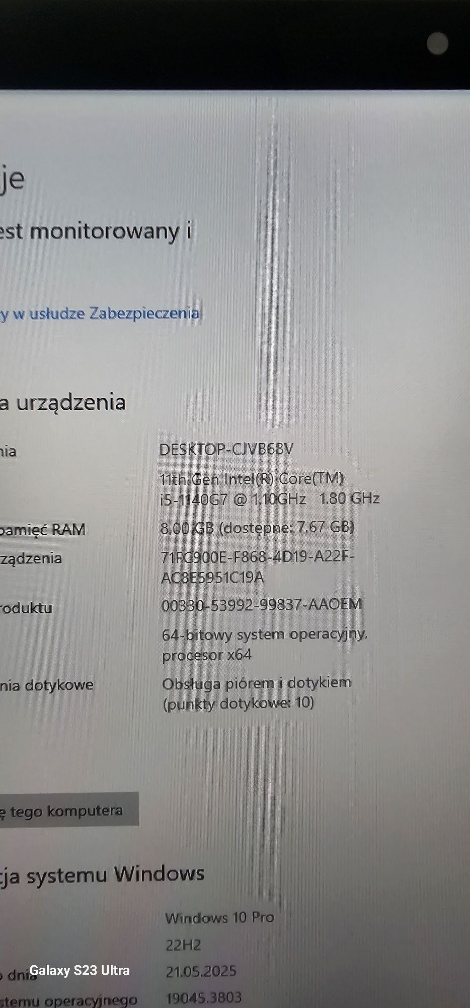 Dell latitude 7320 2 in 1 + stacja dokująca