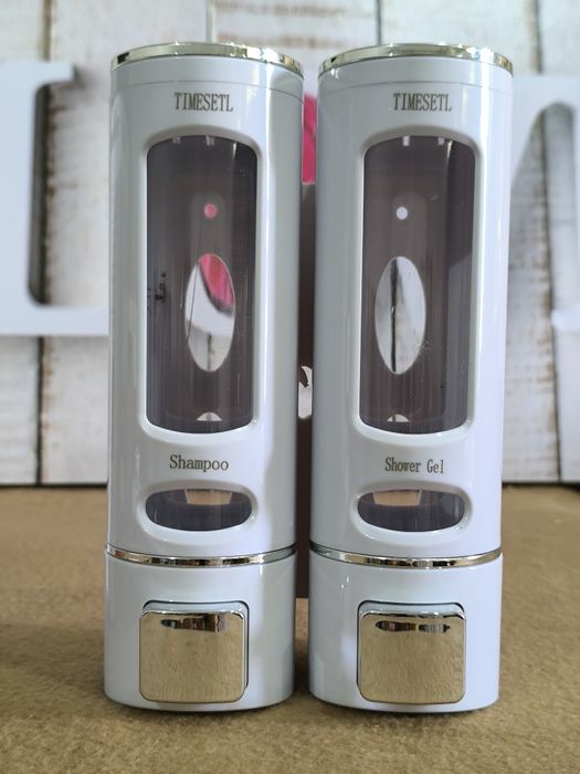 Dispensadores de parede p/ champô e gel de duche
