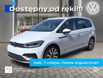 Volkswagen Touran dostepny od ręki, piękny, Hak, 7 miejsc, R-line