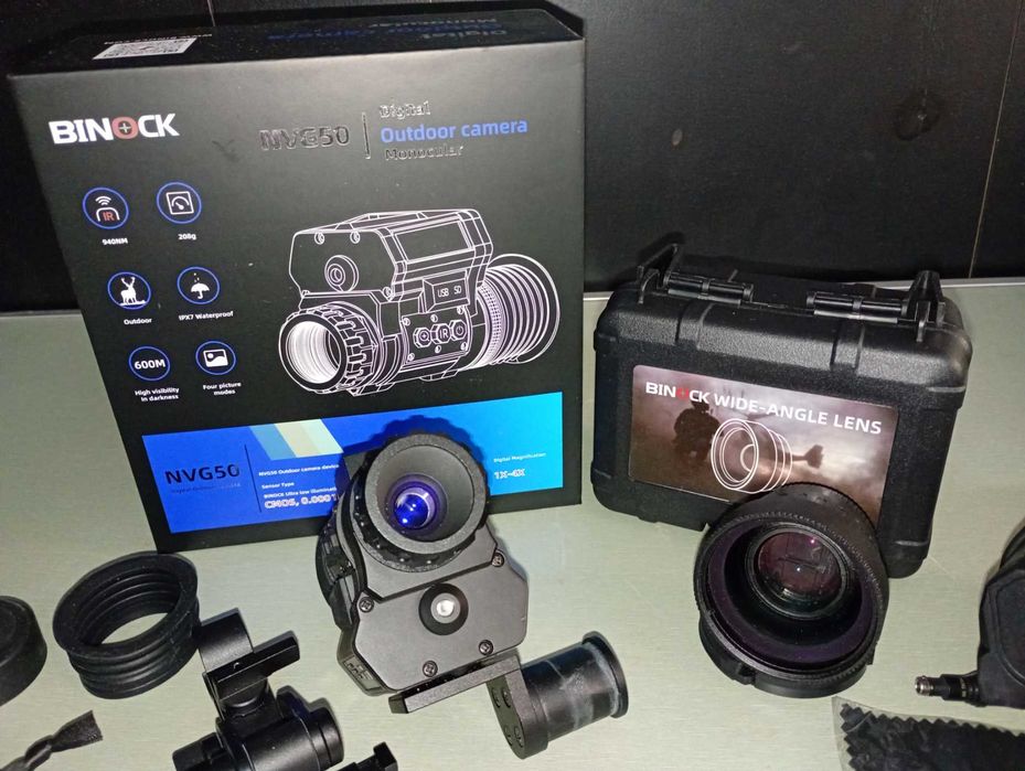 Binock NVG50 Digital NightVision (Visão Noturna) + Acessórios